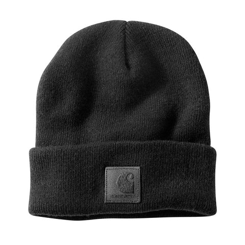 Carhartt Rib Knit Beanie - All Black