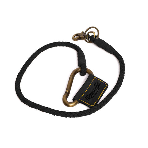 TRIP MACHINE BRAIDED KEY CHAIN - BLACK