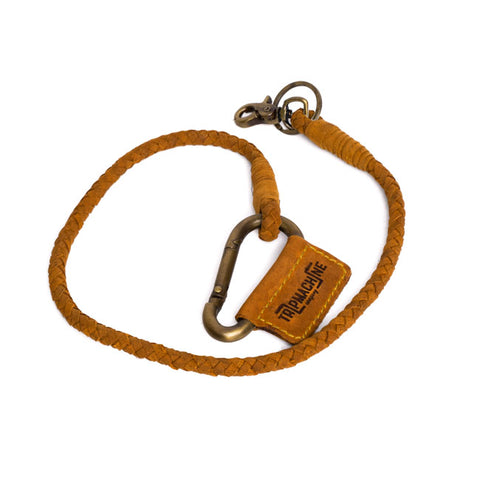 TRIP MACHINE BRAIDED KEY CHAIN - TAN