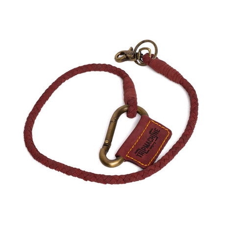 TRIP MACHINE BRAIDED KEY CHAIN - CHERRY RED