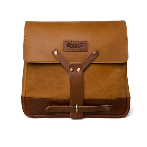 TRIP MACHINE MESSENGER BAG - TAN