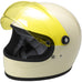 Biltwell Gringo S Bubble Visor - Yellow - Anti Fog