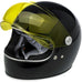 Biltwell Gringo S Bubble Visor - Yellow - Anti Fog